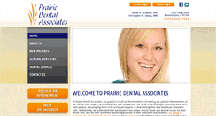 Desktop Screenshot of prairiedentalassociates.com